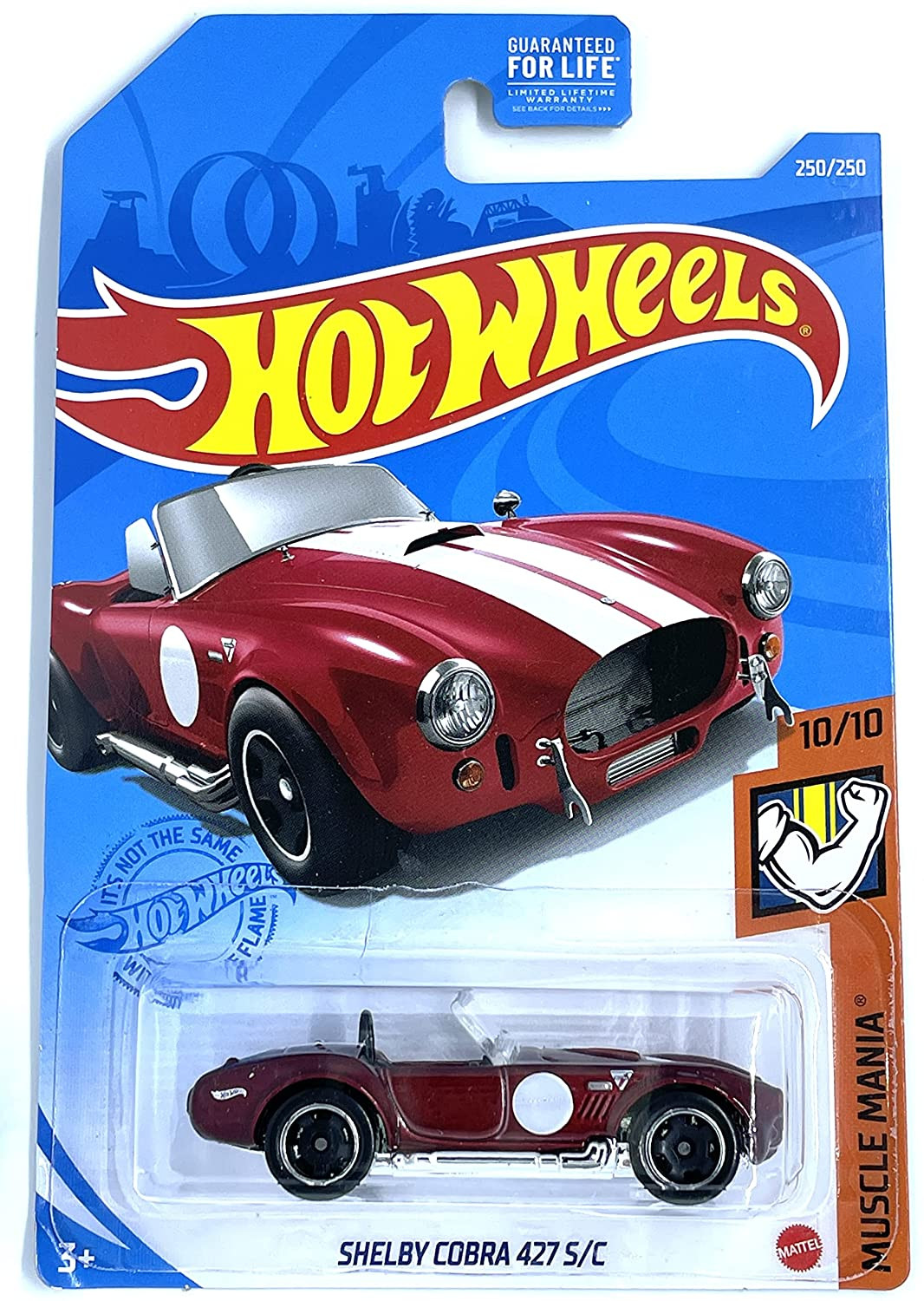 Hot Wheels MUSCLE MANIA 10/10 Shelby Cobra 427 S/C 250/250