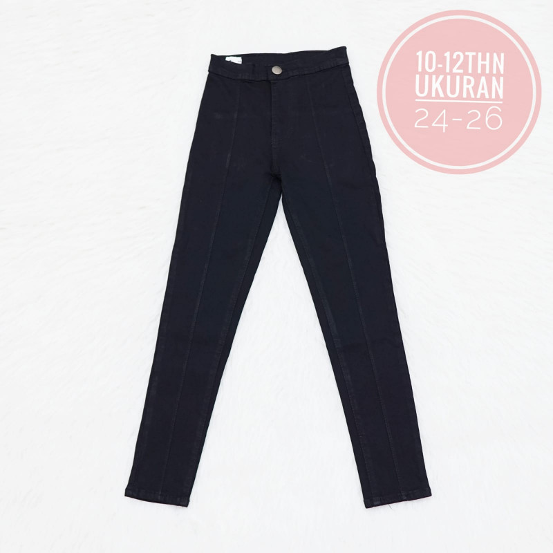 Celana Jeans Anak Perempuan Highwaist Tulang Ukuran 24-26
