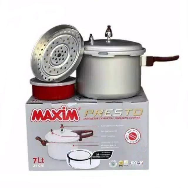 MAXIM Panci Presto Kapastias 7 Ltr Maxim7L