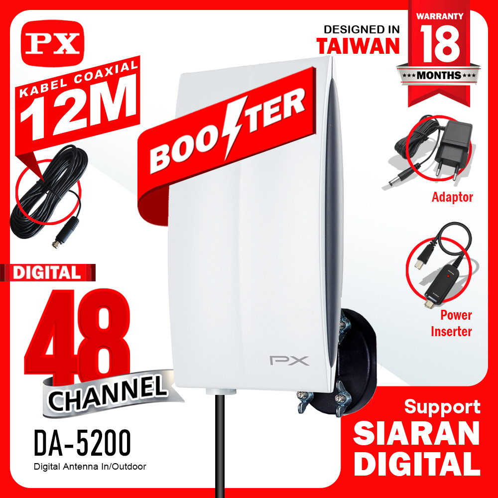 PX Antena Digital TV Indoor / Outdoor DA5200