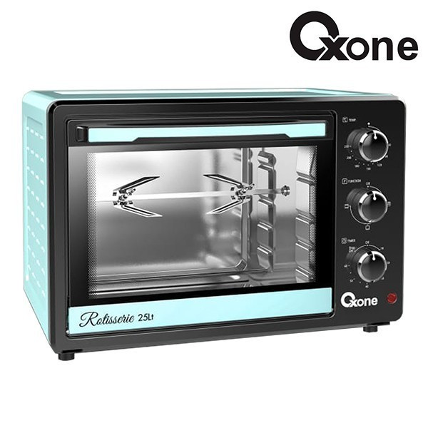 OXONE OX7725BIRU – Eco Series Oven 25 Liter 1100 Watt Biru