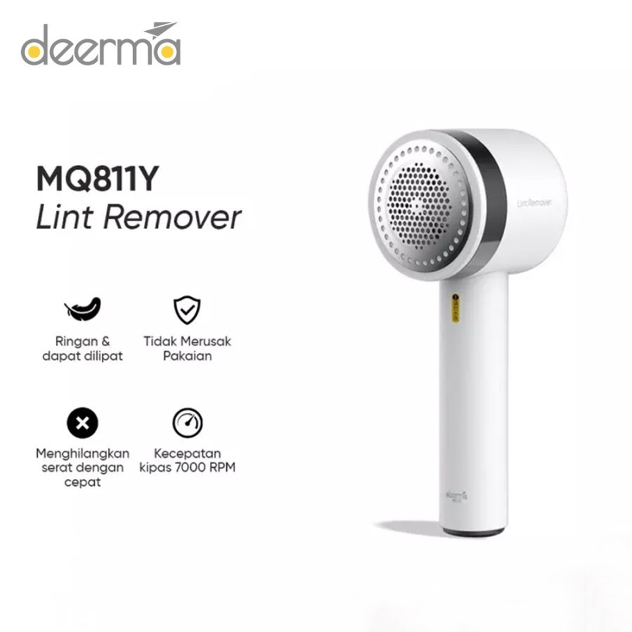 DEERMA Portable Lint Remover Alat Penghilang Bulu Serat Kain MQ811Y