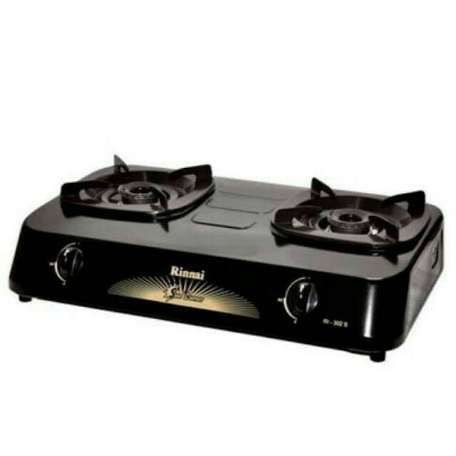 RINNAI Kompor Gas 2 Tungku Sun Burner RI302S