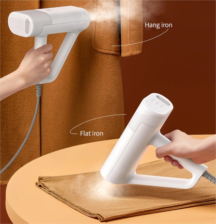 DEERMA Iron Steamer Handheld Setrika Baju Uap 1000W 200ML HS100