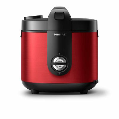 PHILIPS Rice Cooker 2 Liter Premium Plus Red Bakuhanseki HD3138/32