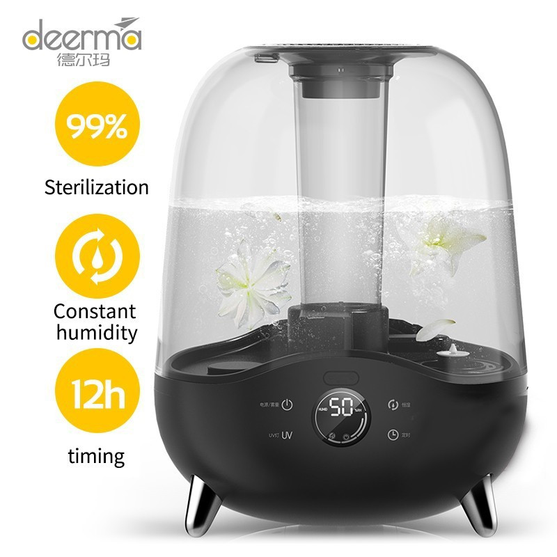 DEERMA Air Humidifier UV Sterilizer Ultrasonic Pelembab Udara 5L F327