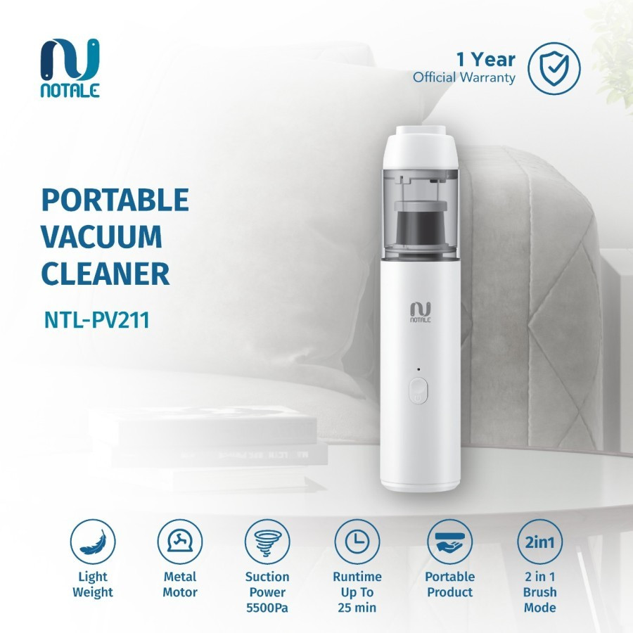 NOTALE - Vacuum Cleaner Portable Car Penyedot Debu Cordless PV211