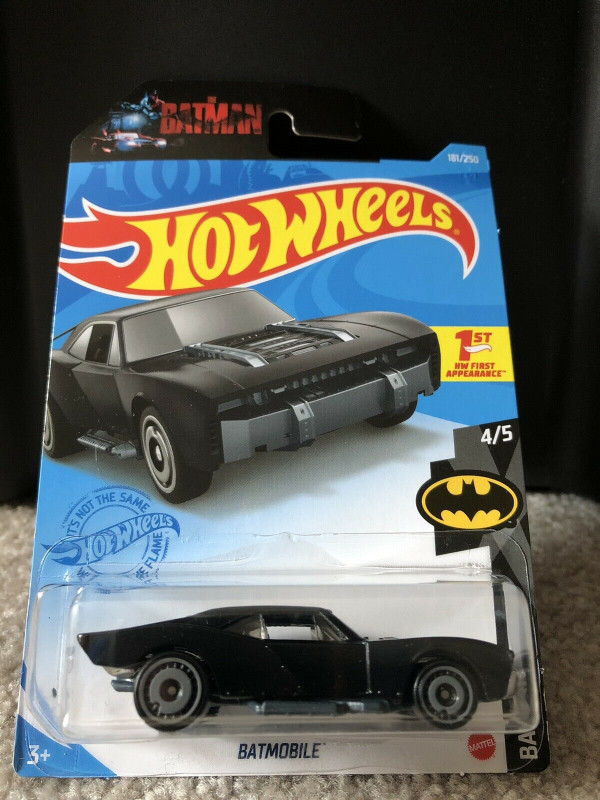 Hot Wheels The BATMAN Movie 2022 Batmobile (gloss black) 181/250