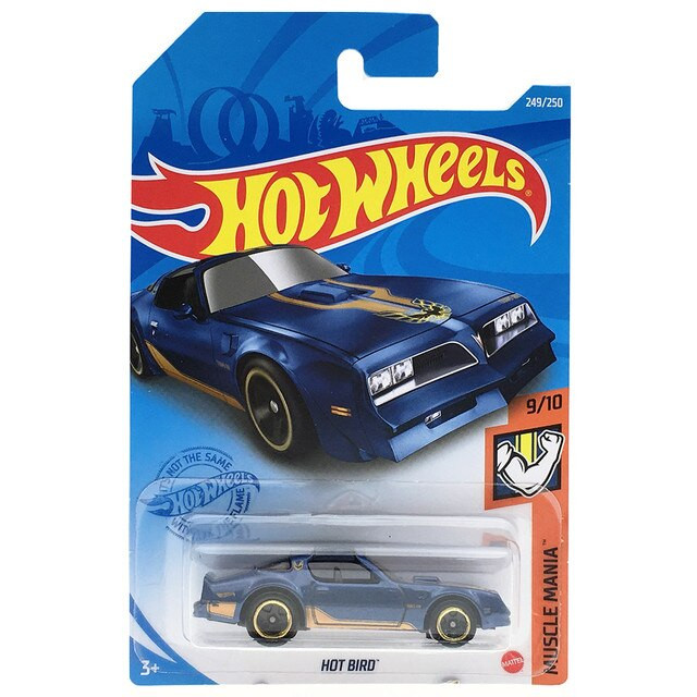 Hot Wheels 2021 Hot Bird 249/250 HW Muscle Mania 9/10 Blue