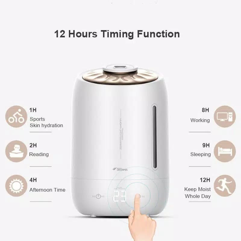 DEERMA Humidifier Timing With Intelligent Touch Screen 5L F600