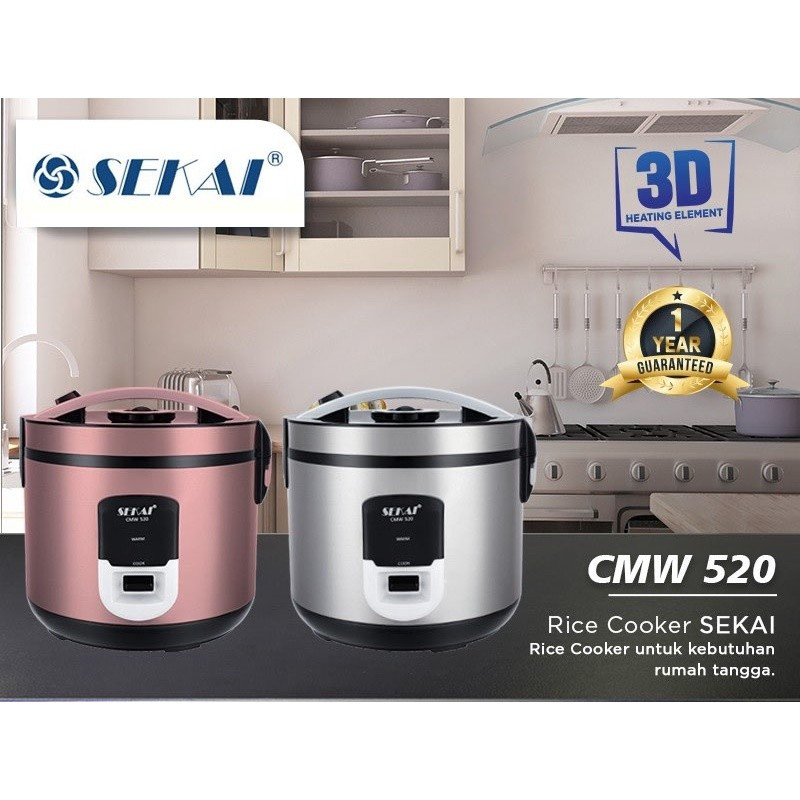 SEKAI - Magic Com I Rice Cooker 1.8 Liter 395 Watt CMW520